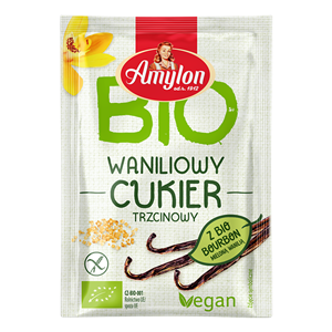 Cukier z wanilią Bourbon bezglutenowy BIO 20 g
