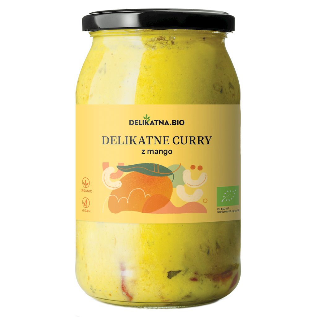 Curry delikatne z orzechami nerkowca i mango BIO 900 ml