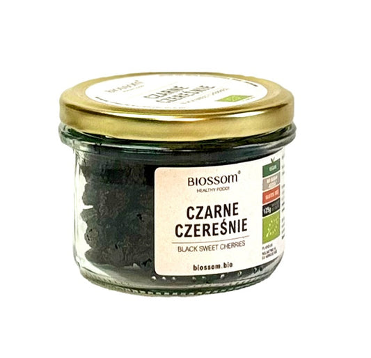 Czereśnie czarne bezglutenowe bio 125 g - BIOSSOM