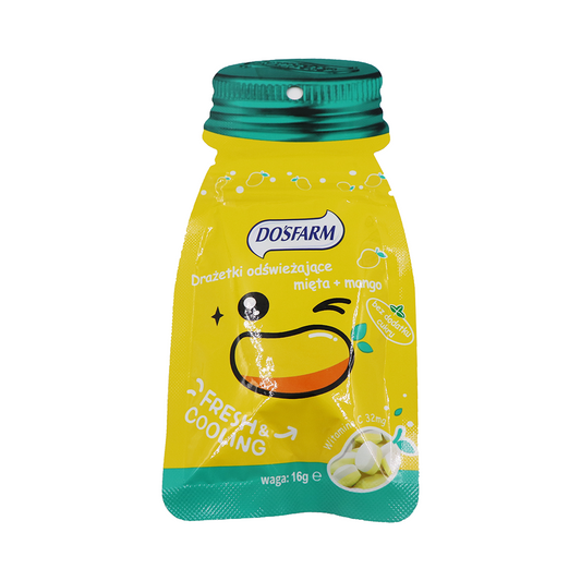 Drażetki odświeżające mięta + mango 16 g