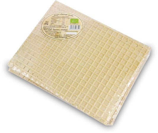 Ekologiczne wafle domowe z otrębami, bez dodatku cukrów, BIO 190 g