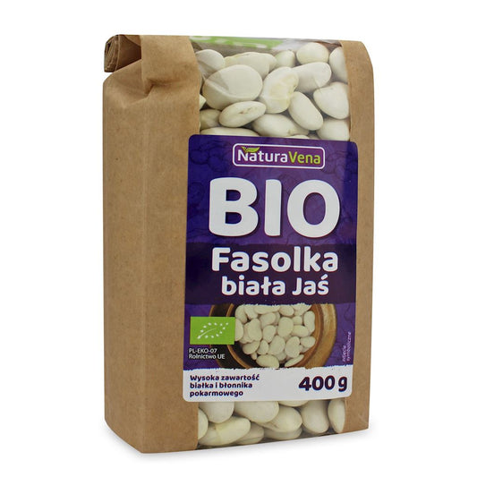 Fasola biała jaś BIO 400 g - Naturavena