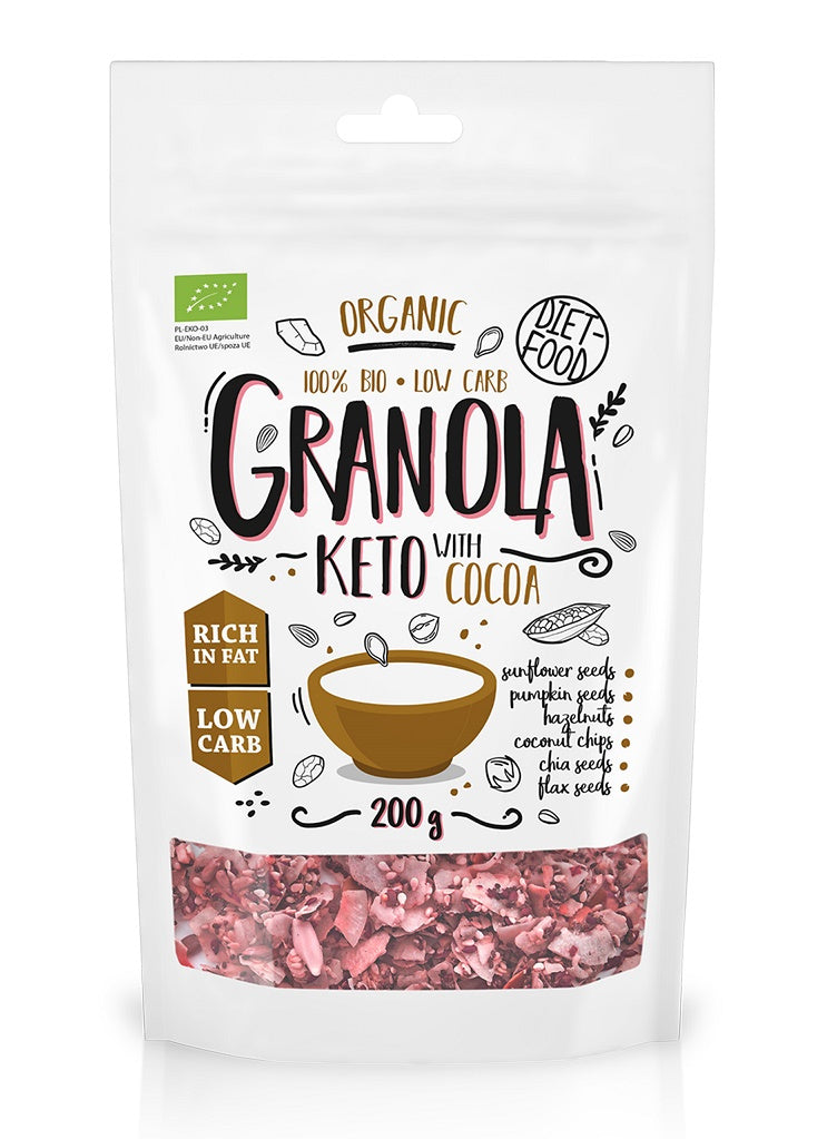 Granola Keto Kakao BIO 200 g