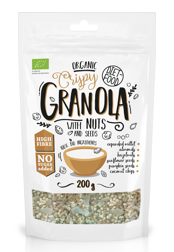 Granola orzechowa bio 200 g