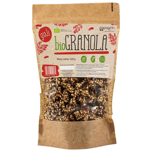 Granola z goji bezglutenowa bio 320 g