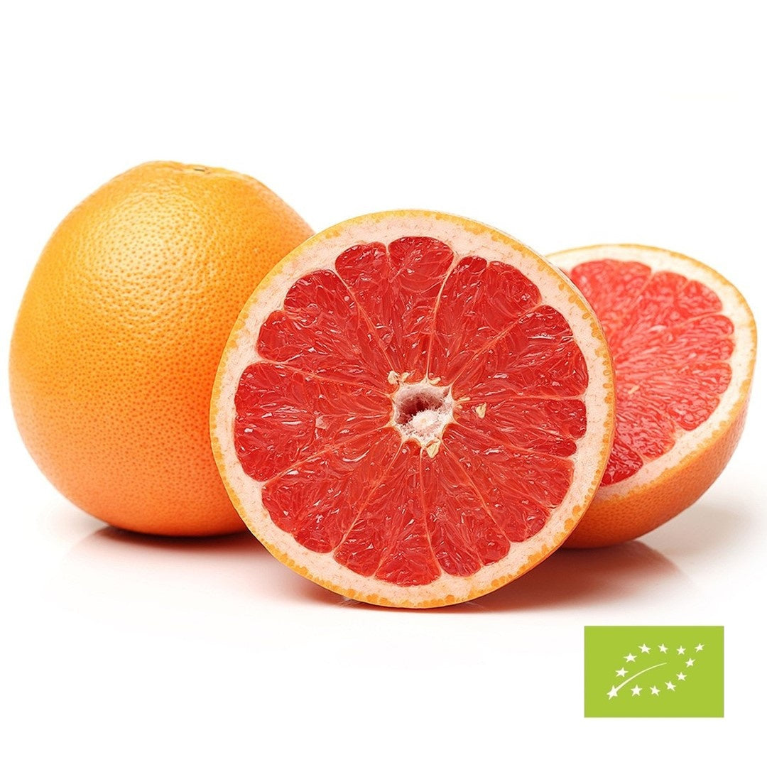 Grejpfruty czerwone świeże bio - około 8 kg