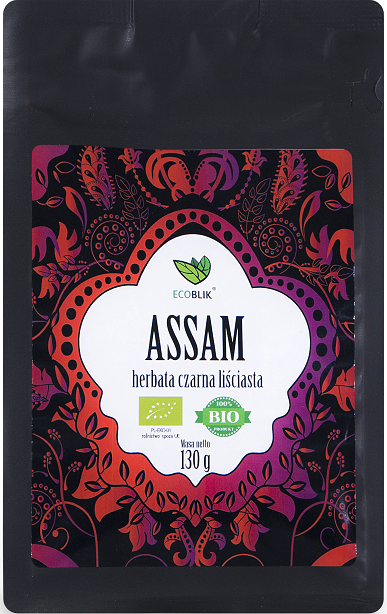 Herbata czarna liściasta assam bio 130 g