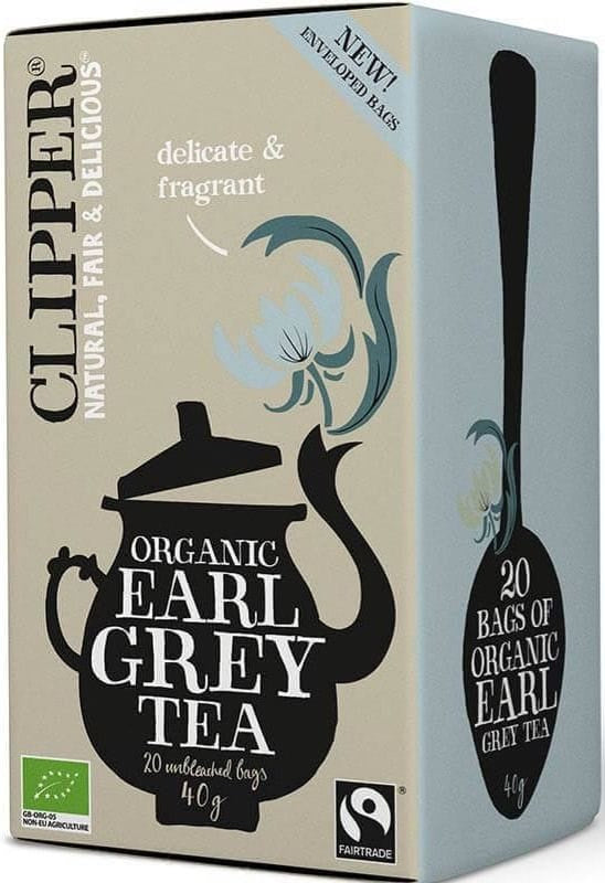Herbata earl grey fair trade bio (20 x 2 g) 40 g - CLIPPER