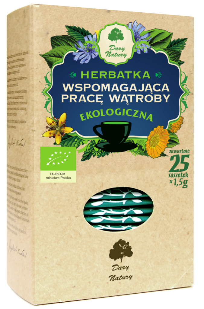 Herbata wspomagające pracę wątroby bio 25x1,5 g