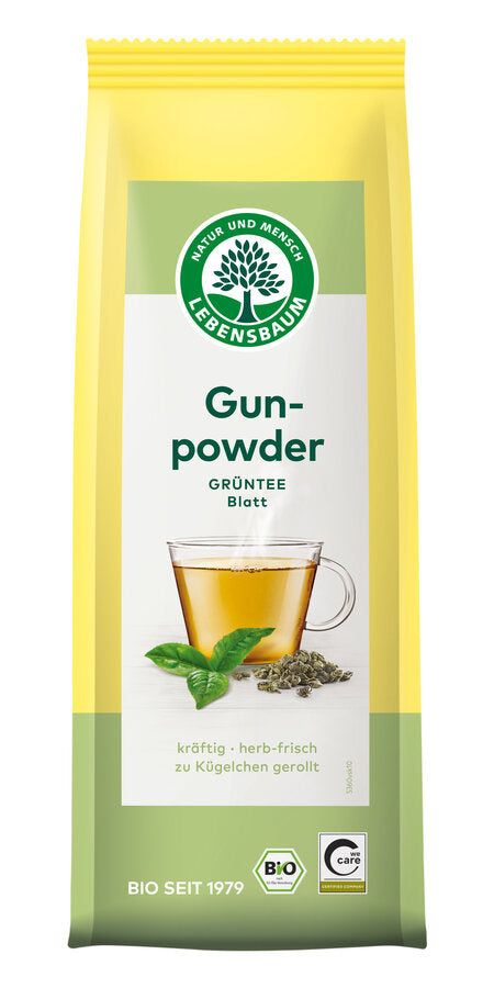 Herbata zielona gunpowder liściasta bio 100 g