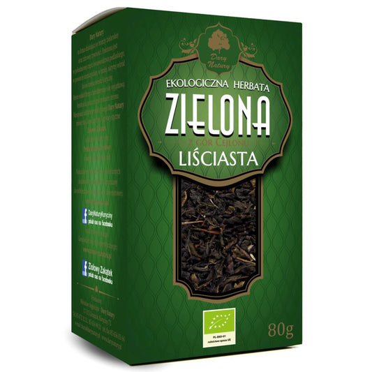 Herbata zielona liściasta bio 80 g