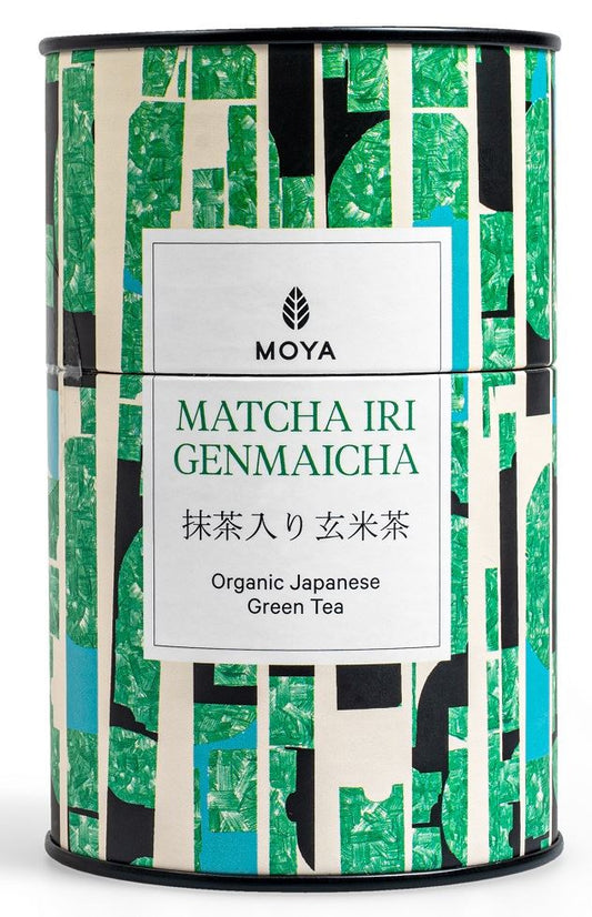 Herbata zielona matcha iri genmaicha japońska bio 60 g - MOYA MATCHA