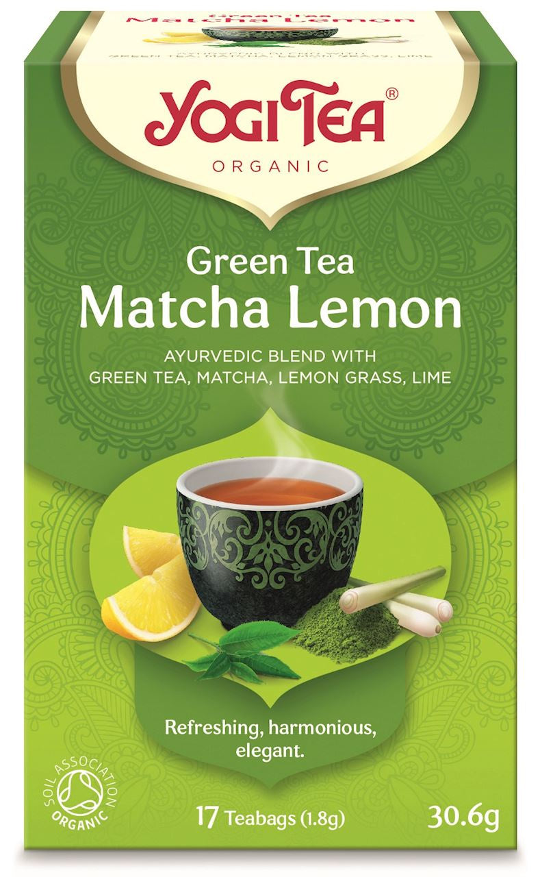 Herbata zielona z cytryną i matchą (g\Green Tea Matcha Lemon) bio (17 x 1,8 g) 30,6 g