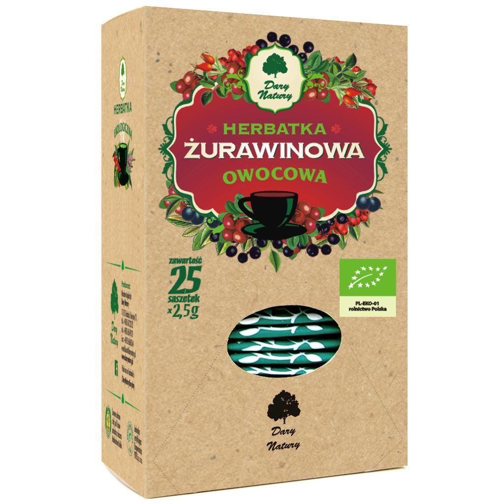Herbata żurawinowa BIO (25 x 2,5 g)