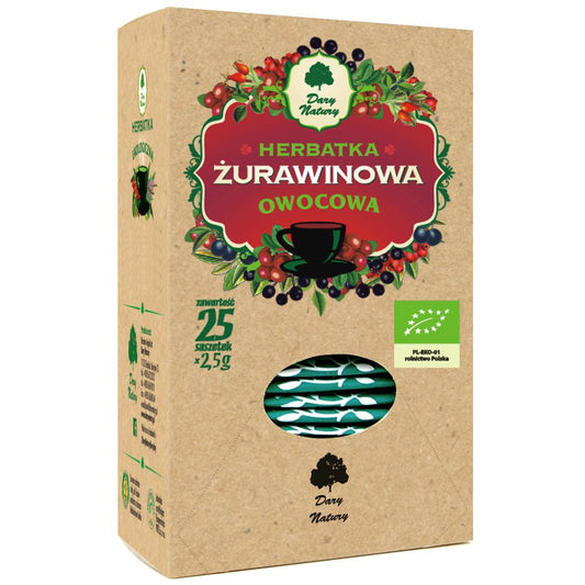 Herbata żurawinowa BIO (25 x 2,5 g)