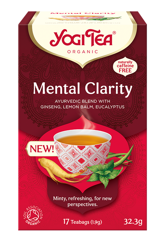 Herbatka ajurwedyjska jasność umysłu (mental clarity) bio (17 x 1,9 g) 32,3 g - yogi tea