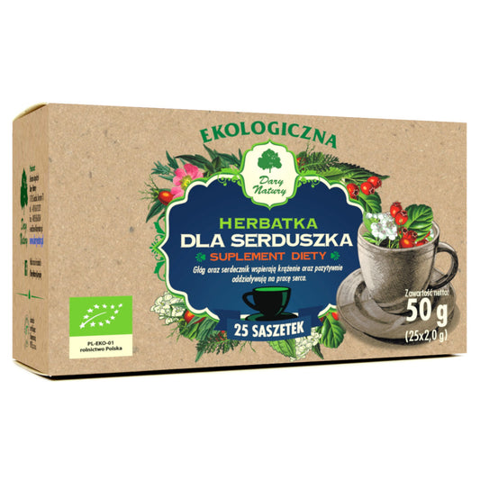 Herbatka dla serduszka bio (25 x 2 g) 50 g
