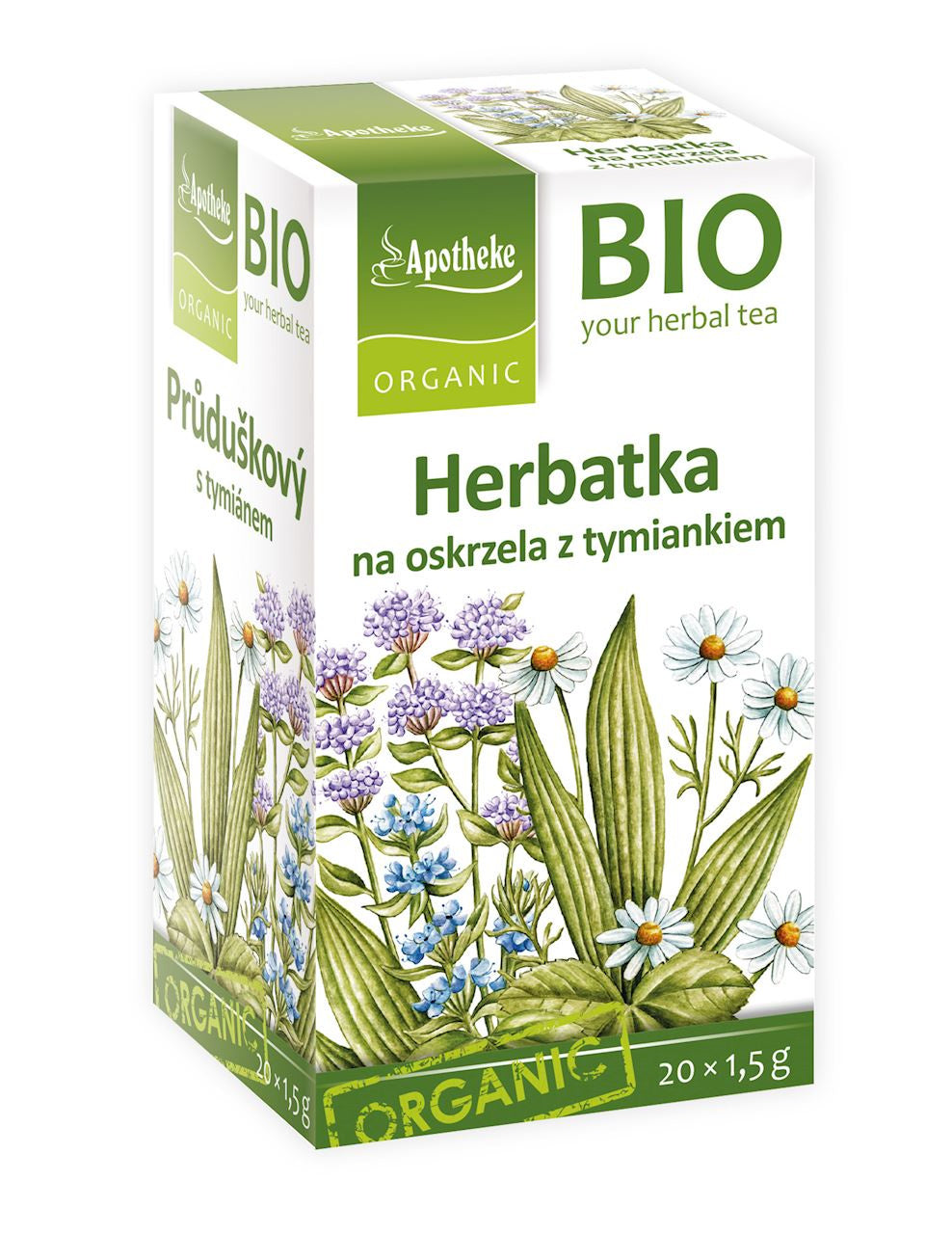 Herbatka na oskrzela z tymiankiem BIO (20 x 1,5 g) 30 g