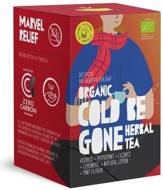 Herbatka na przeziębienie (Cold be gone) bio (20 x 1,5 g) 30 g - Diet-Food