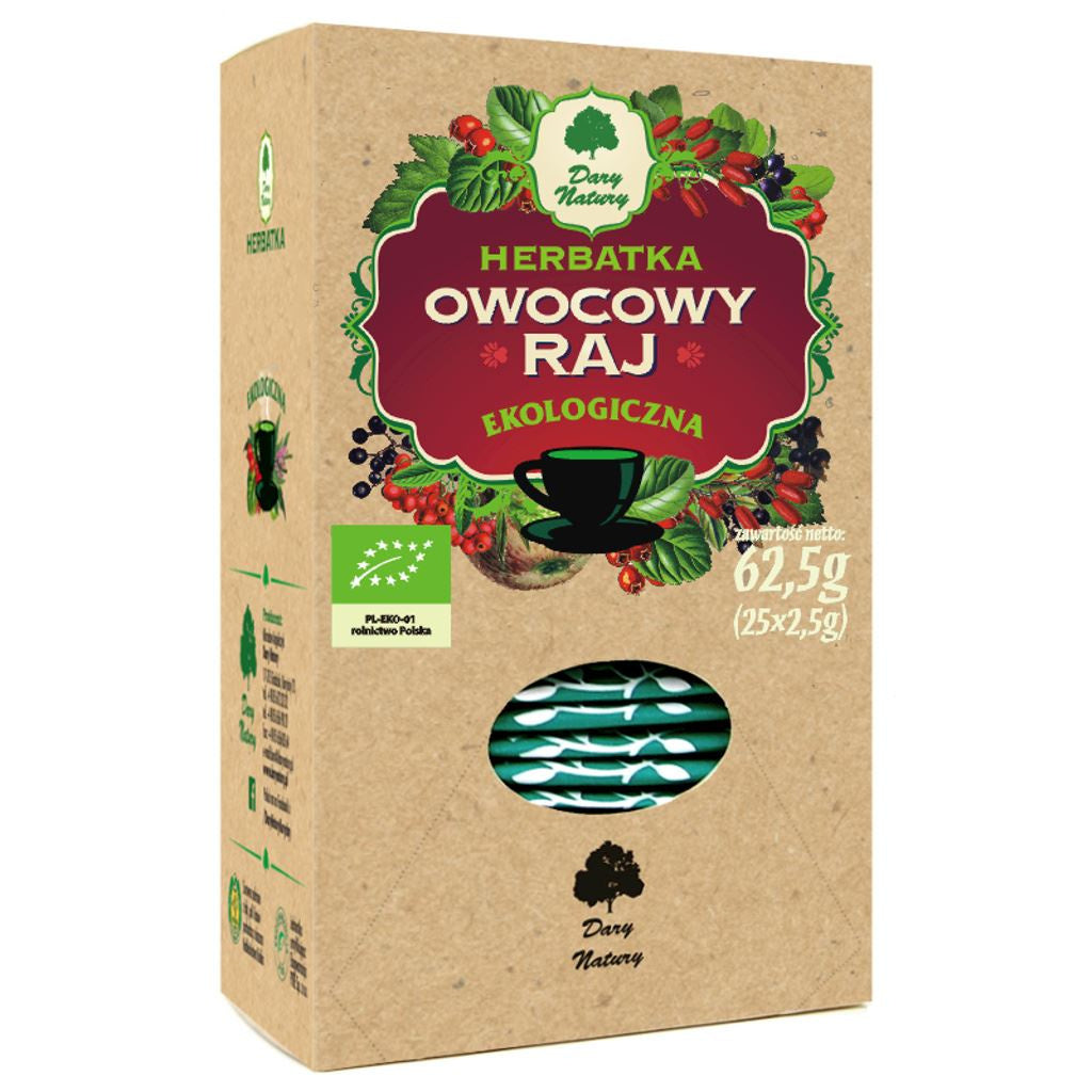 Herbatka owocowy raj bio (25 x 2,5 g) 62,5 g