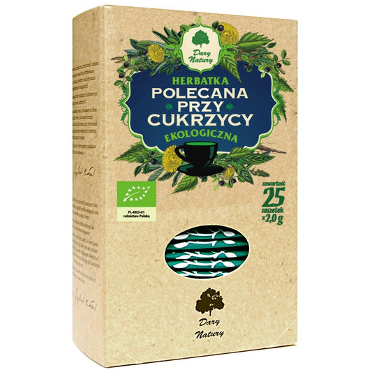 Herbatka polecana przy cukrzycy bio (25 x 2 g) 50 g