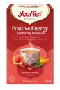 Herbatka pozytywna energia żurawina - hibiskus (Positive Energy Cranberry Hibiscus) bio (17 x 1,8 g) 30,6 g