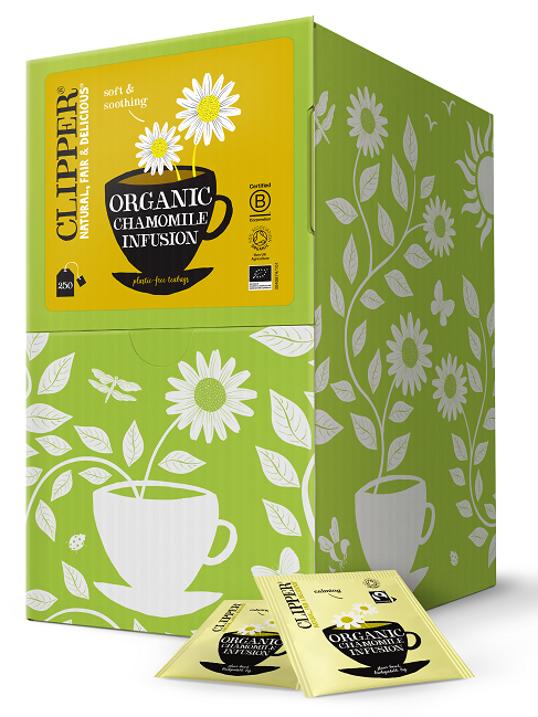 Herbatka rumiankowa fair trade bio (250 x 1,5 g) 375 g - CLIPPER