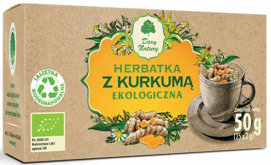 Herbatka z kurkumą BIO 25 x 2 g