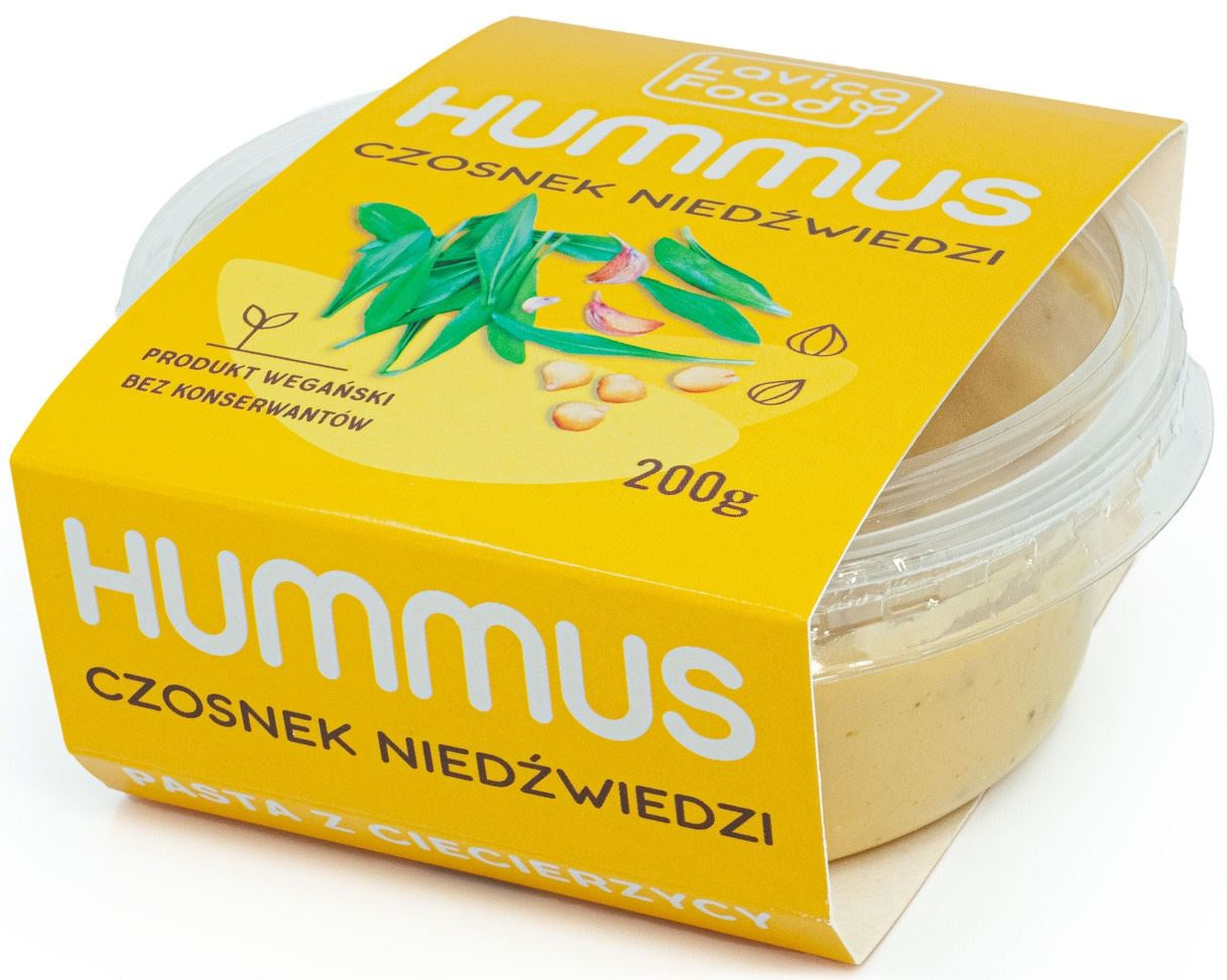 Hummus czosnek niedźwiedzi 200 g - Lavica Food