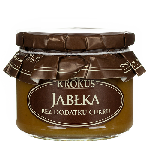 Jabłka bez dodatku cukru 310 g - Krokus