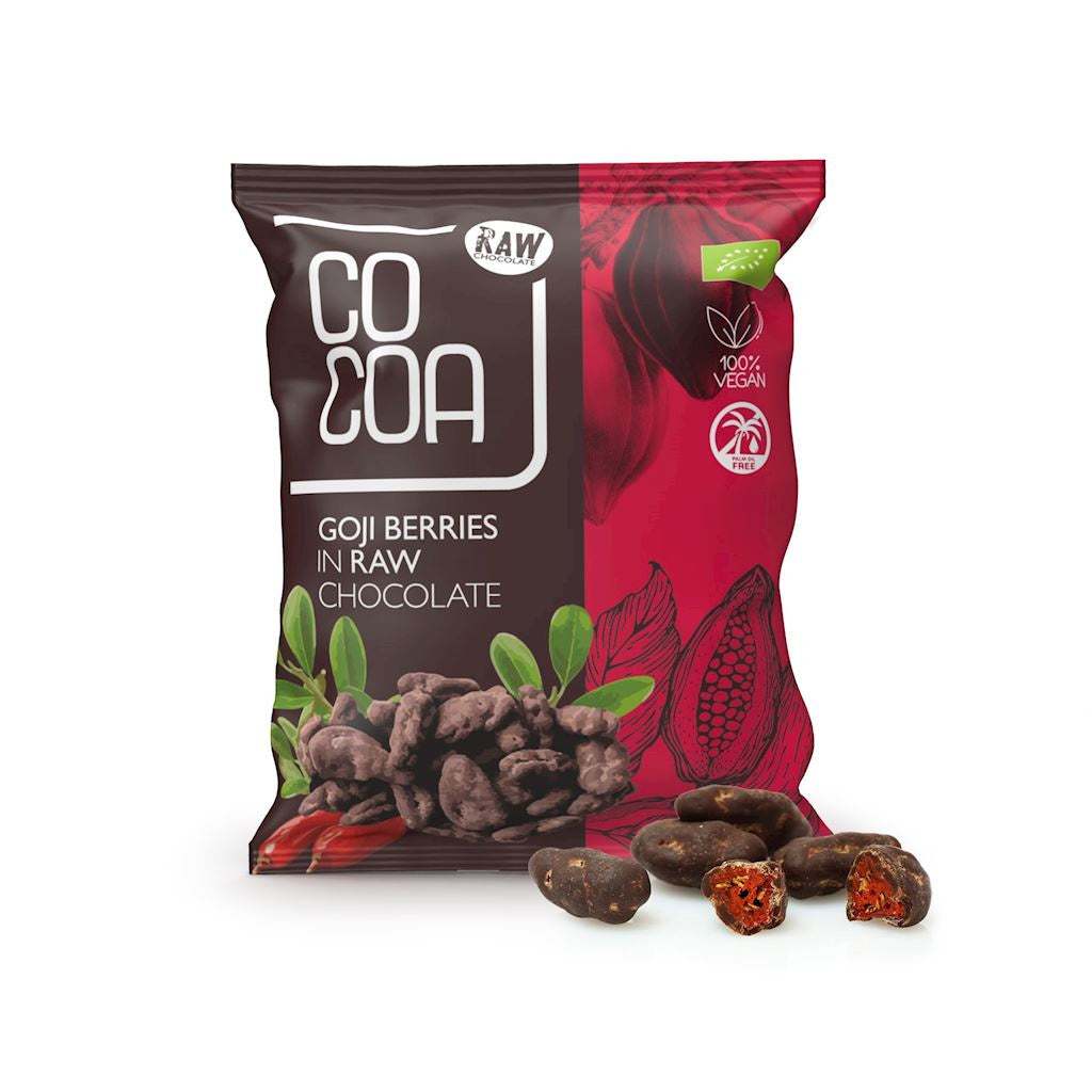 Jagody goji w surowej czekoladzie bio 70 g