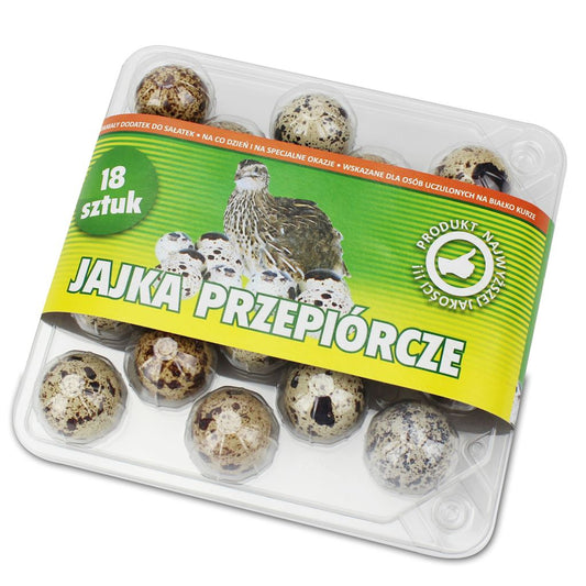 Jaja przepiórcze (18 szt. w opakowaniu)