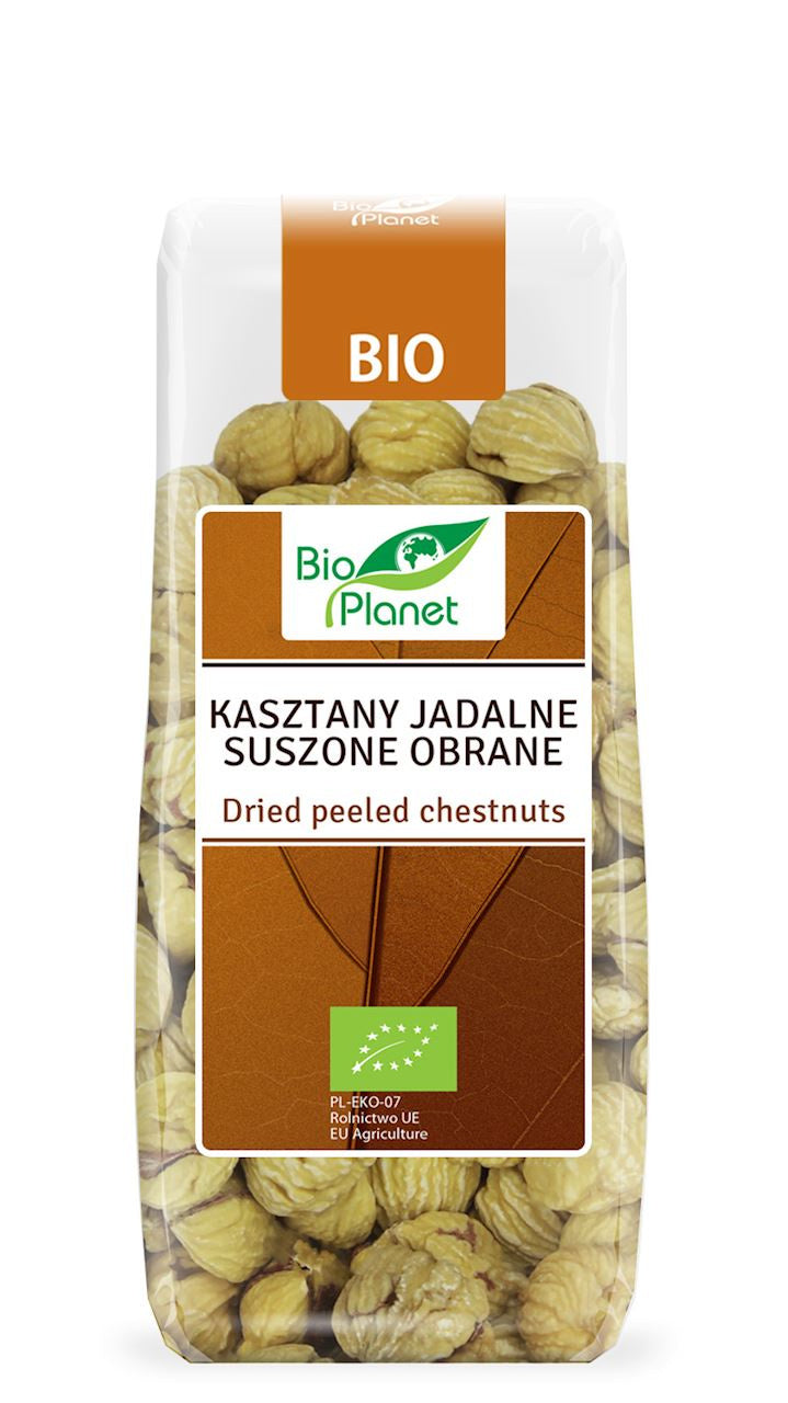 Kasztany jadalne suszone obrane bio 200 g - Bio Planet