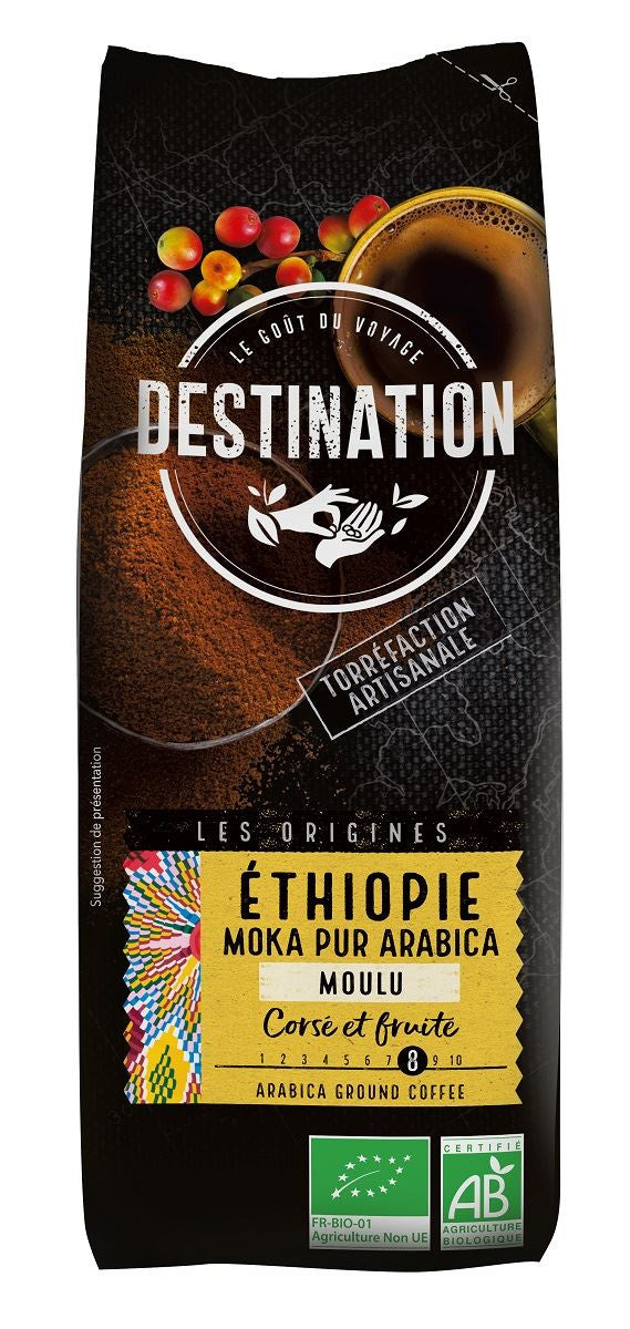 Kawa mielona Arabica 100% Etiopia Fair For Life BIO 250 g - Destination