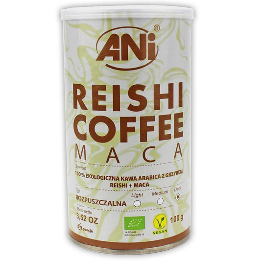 Kawa rozpuszczalna "Reishi + Maca" bio 100 g - ANI