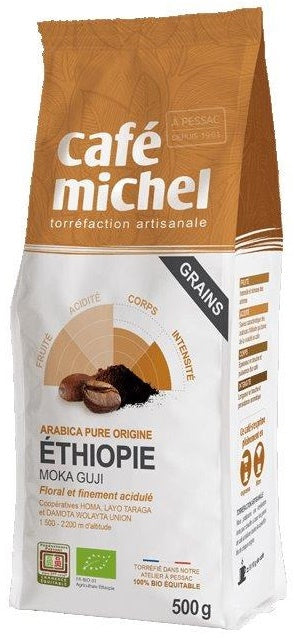 Kawa ziarnista Arabica 100 % sidamo Etiopia Fair Trade