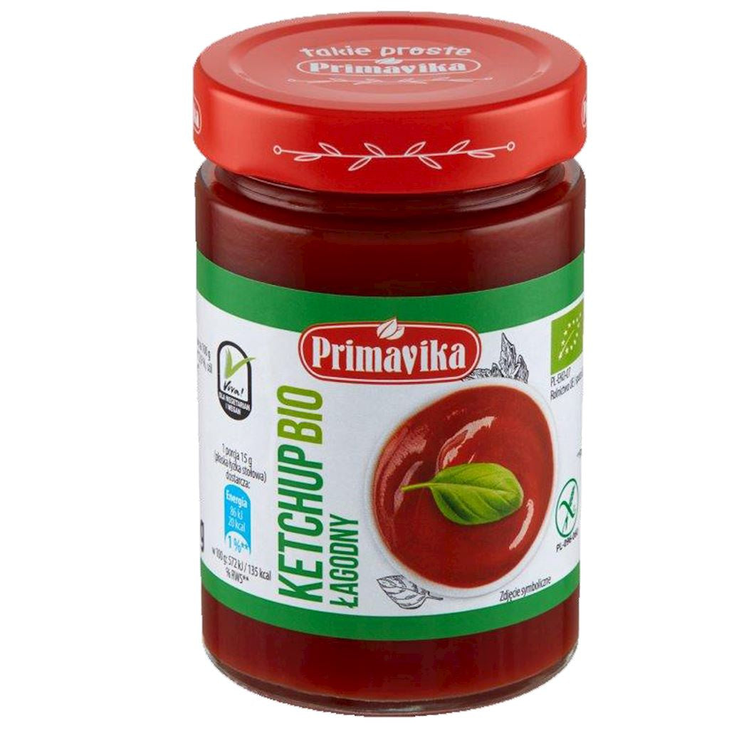 Ketchup łagodny bezglutenowy bio 315 g