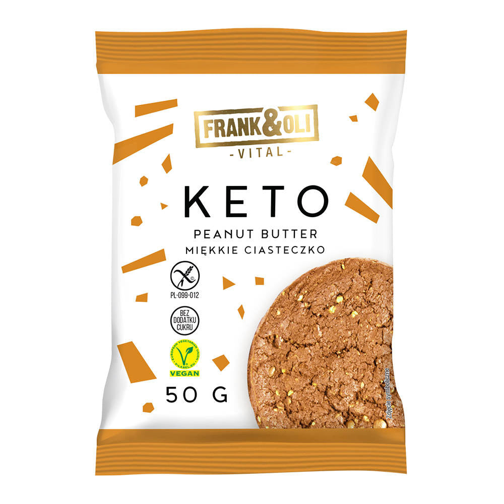 Keto miękkie ciasteczko peanut butter 50 g frank&oli