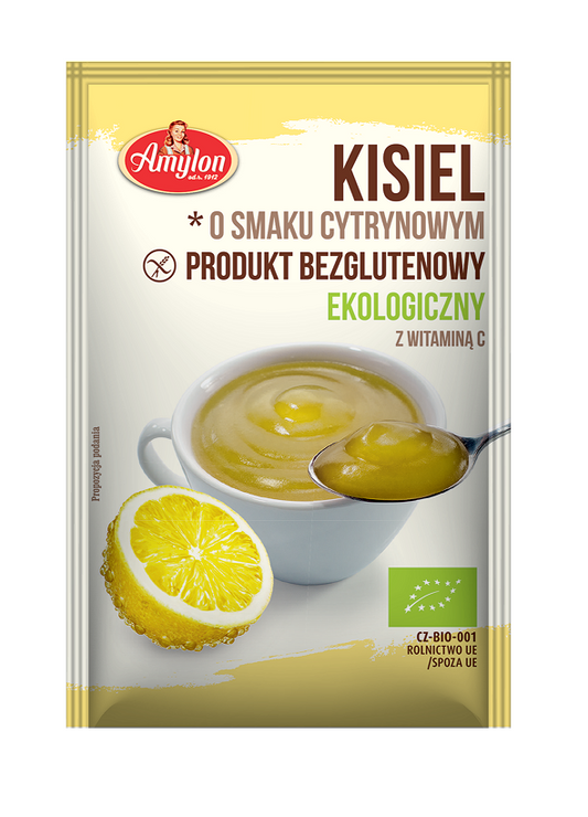 Kisiel o smaku cytrynowym bezglutenowy BIO 30 g
