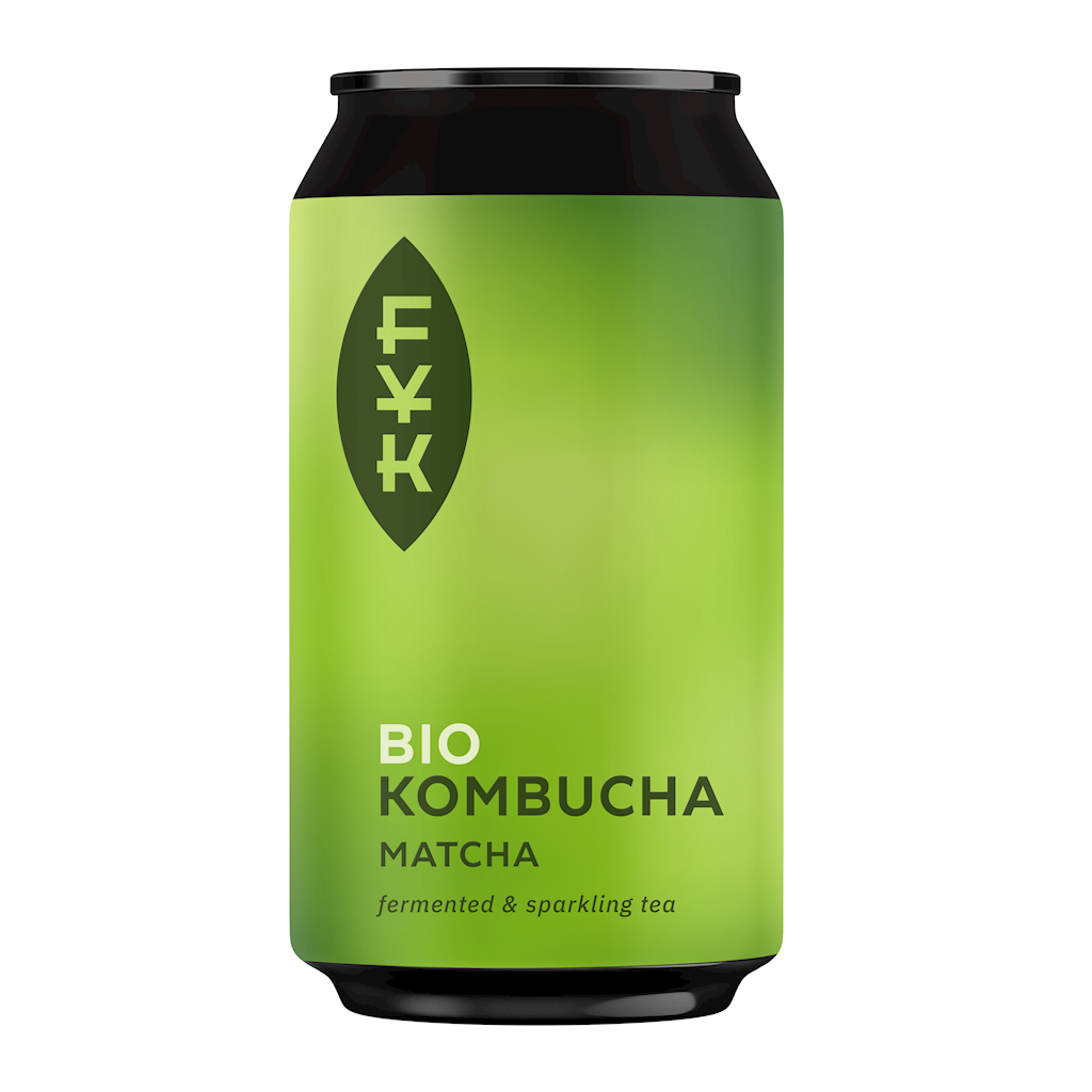 Kombucha herbata matcha bezglutenowa bio 330 ml - FOREVER YOUNG KOMBUCHA