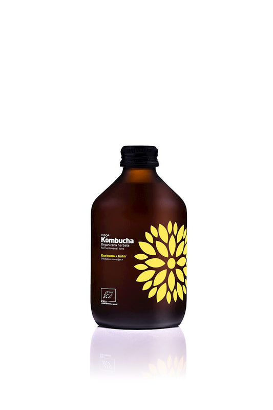 Kombucha kurkuma + imbir bio 330 ml