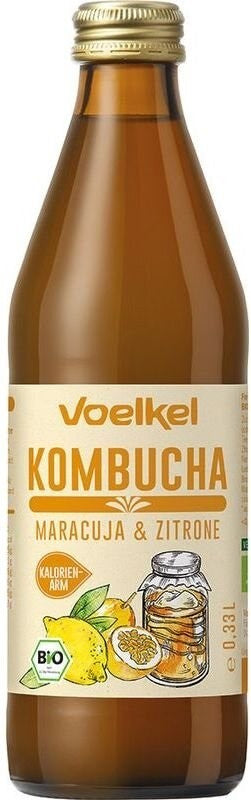 Kombucha marakuja-cytryna BIO 330 ml