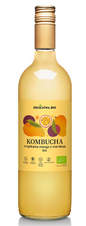 Kombucha tropikalne mango z marakują bio 750 ml - delikatna (Zakwasownia)