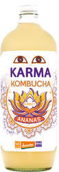Kombucha z ananasem fair for life demeter bio 1 l - Karma Kombucha