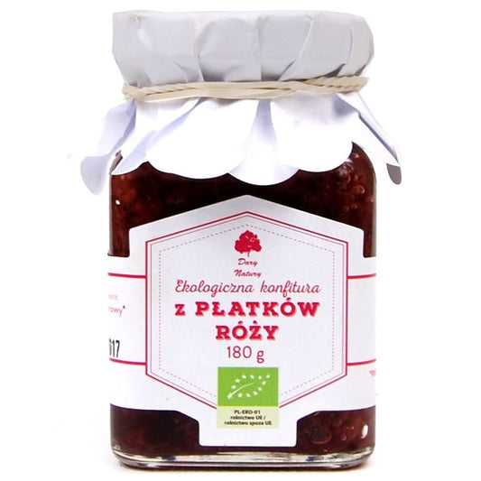 Konfitura z płatków róży BIO 180 g