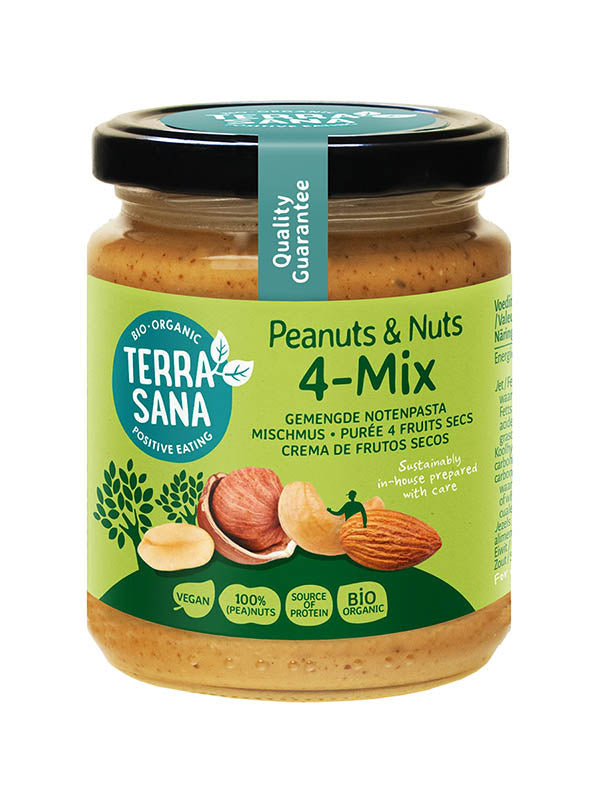 Krem orzechowy mix (4 orzechy) bio 250 g