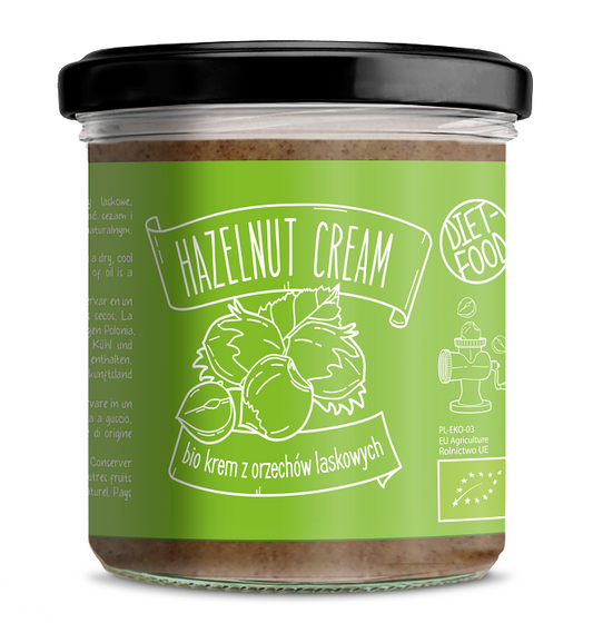 Krem z orzechów laskowych bio 300 g
