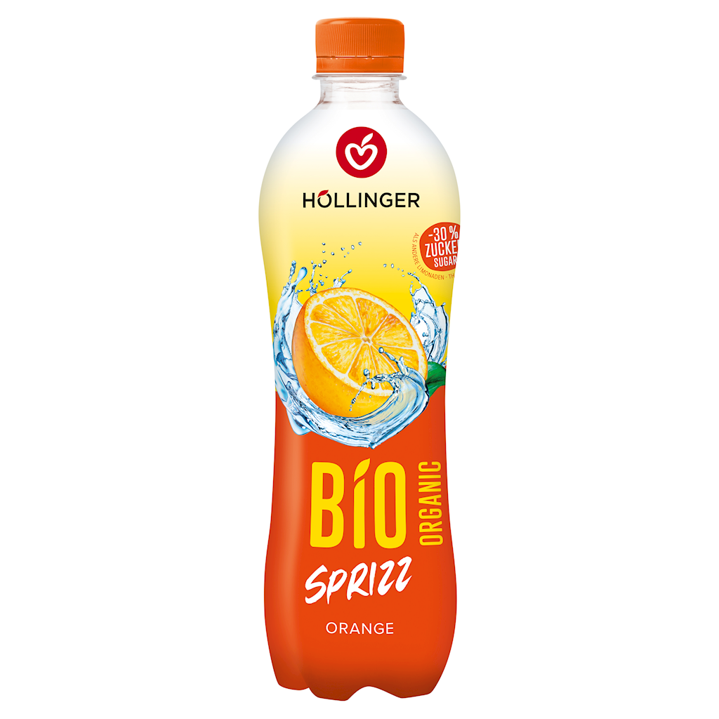 Lemoniada pomarańczowa bio 500 ml - HOLLINGER