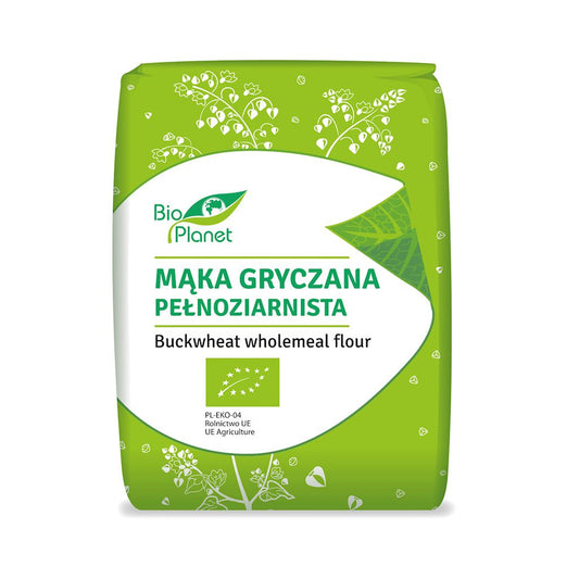 Mąka gryczana pełnoziarnista bio 1 kg