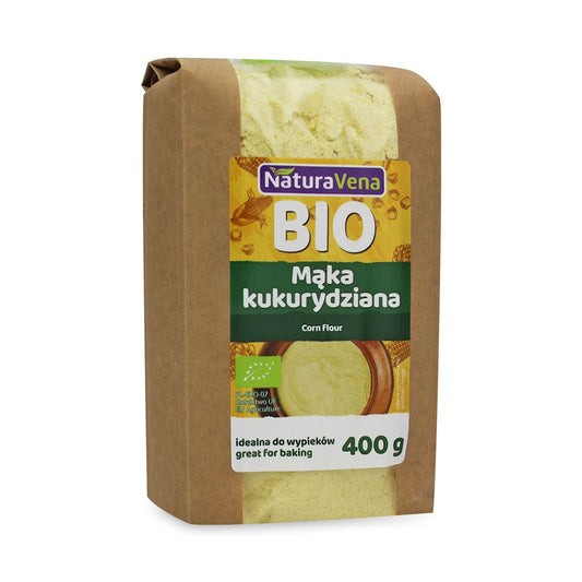 Mąka kukurydziana bio 400 g - Naturavena